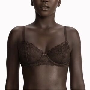 Savage X Fenty Nude Cocoa Unlined Demi Bra